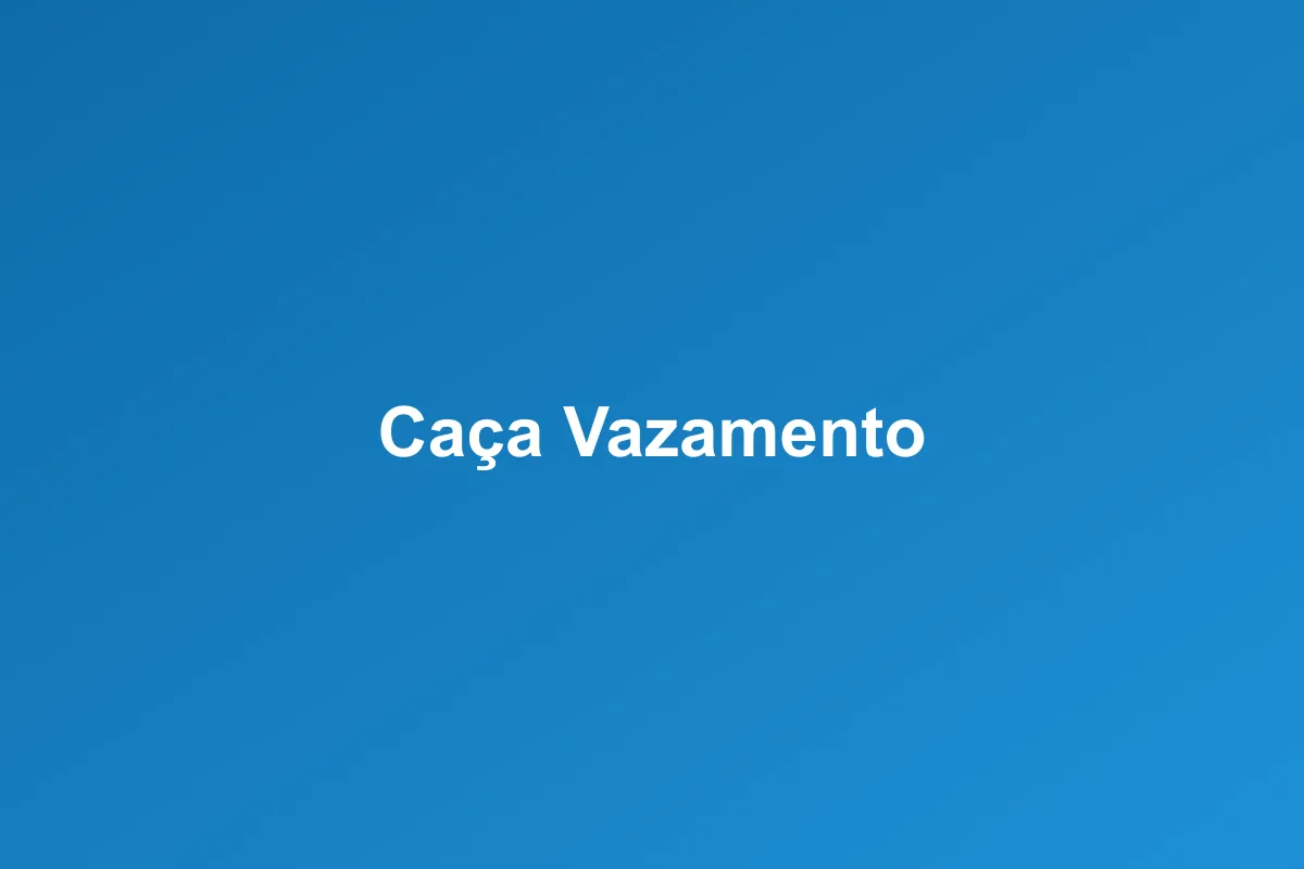 Caça-vazamento de Gás em Jundiaí